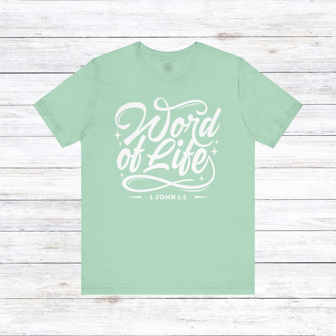 Word of Life Unisex T-Shirt T-Shirt Heather Mint M 