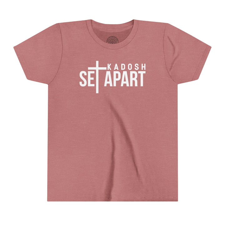 Set Apart Youth T-shirt Kids clothes Heather Mauve S 