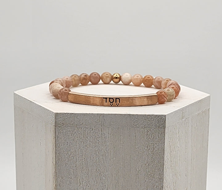 Hesed Hebrew Earth Stone Scripture Bracelet Scripture Bracelets   