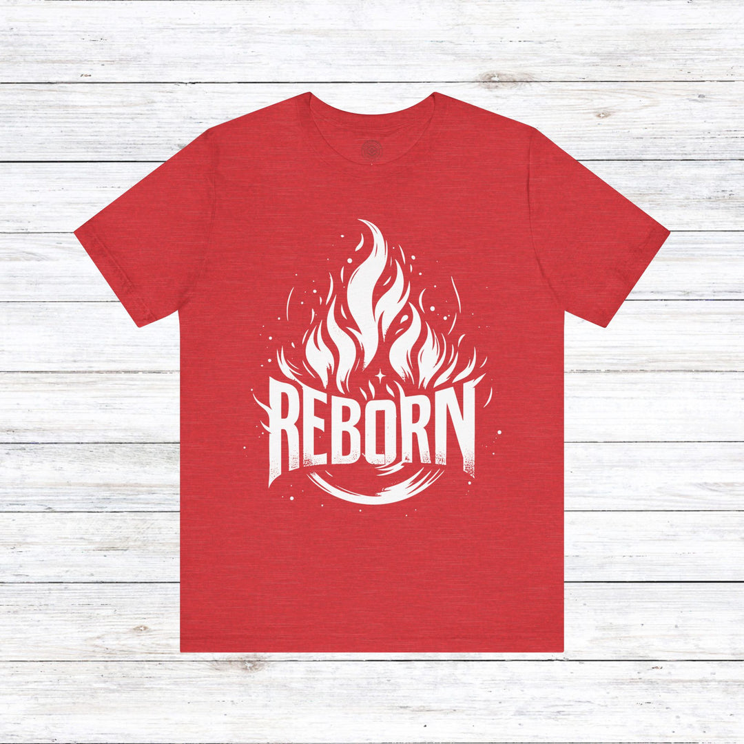 Reborn Unisex T-Shirt T-Shirt Heather Red S 