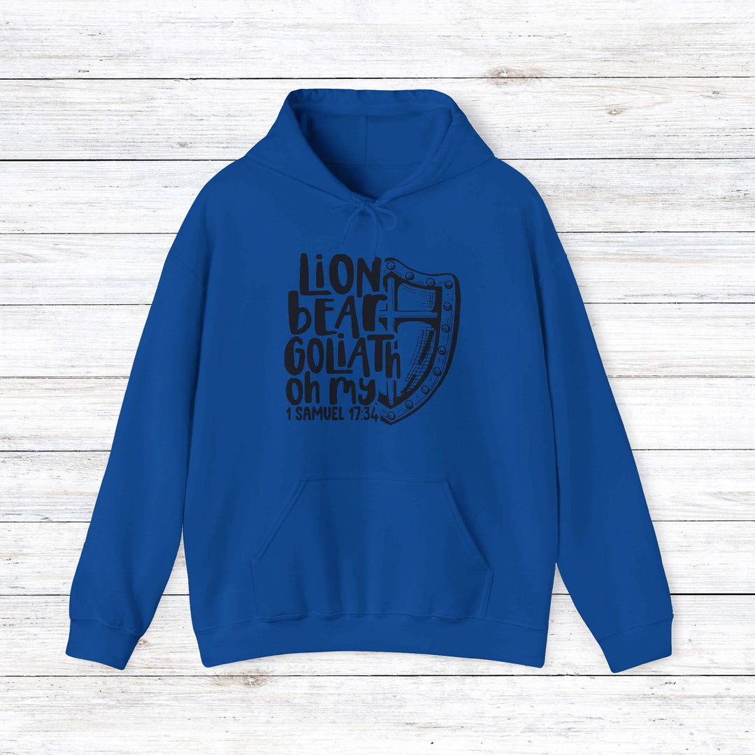 Lion, Bear, Goliath Oh My Hoodie Hoodie Royal S 