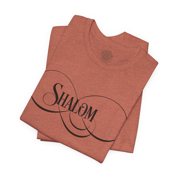 Shalom Script Unisex T-Shirt T-Shirt   