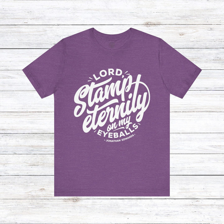 Stamp Eternity Unisex T-Shirt T-Shirt Heather Team Purple S 