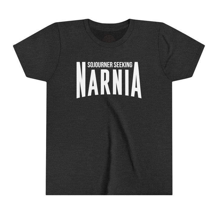 Sojourner Seeking Narnia Youth T-Shirt Kids clothes Dark Grey Heather S 