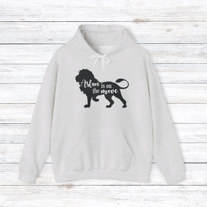 Aslan Is On The Move Hoodie Hoodie Ash S 