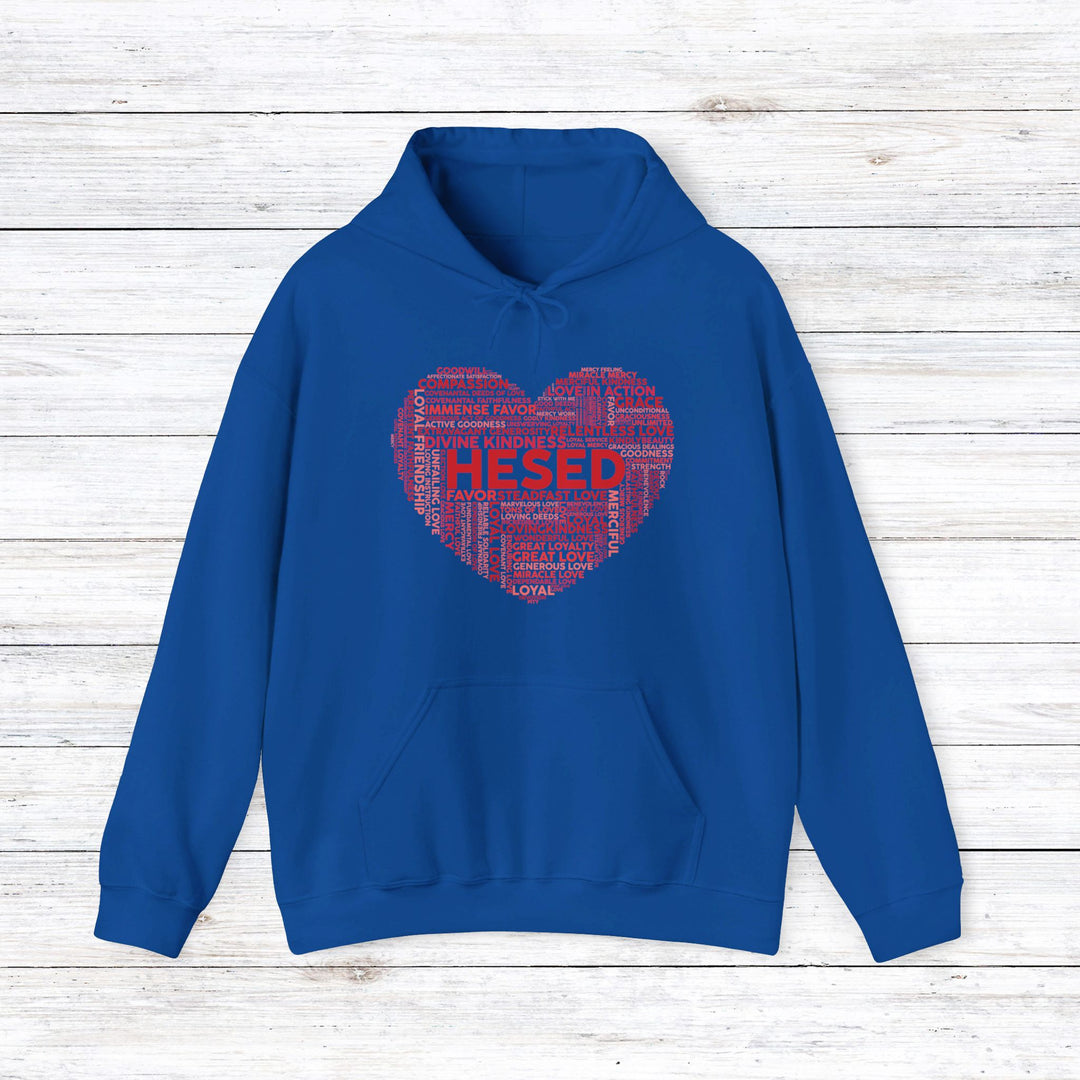 Hesed Heart Cloud Hoodie Hoodie Royal S 