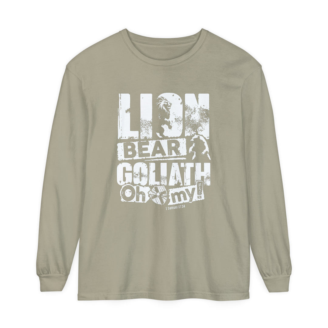 Lion Bear Goliath Long Sleeve Shirt Long-sleeve Sandstone S 