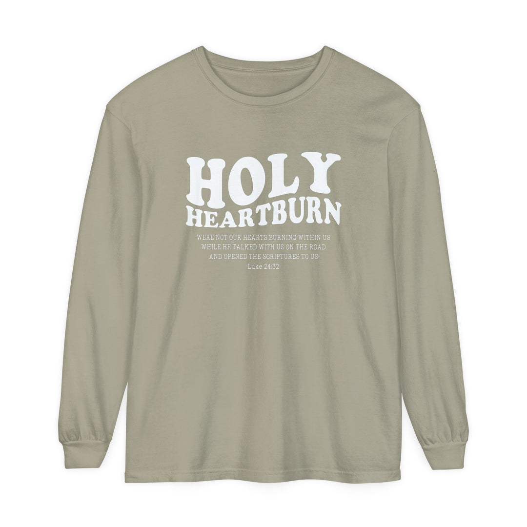 Holy Heartburn Long Sleeve Shirt Long-sleeve Sandstone S 