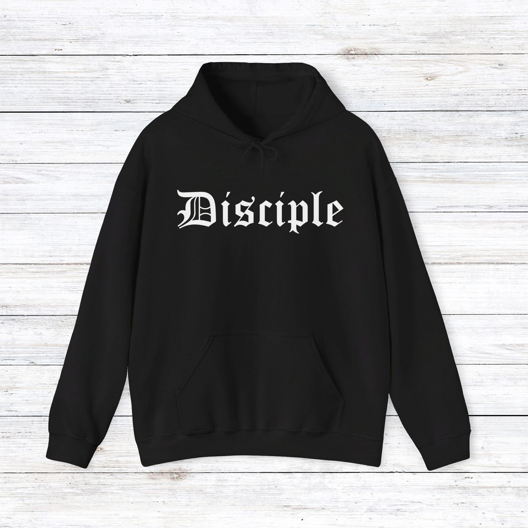 Disciple Old English Hoodie Hoodie Black S 