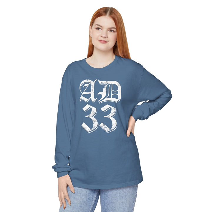 AD 33 Long Sleeve Shirt Long-sleeve Blue Jean S 