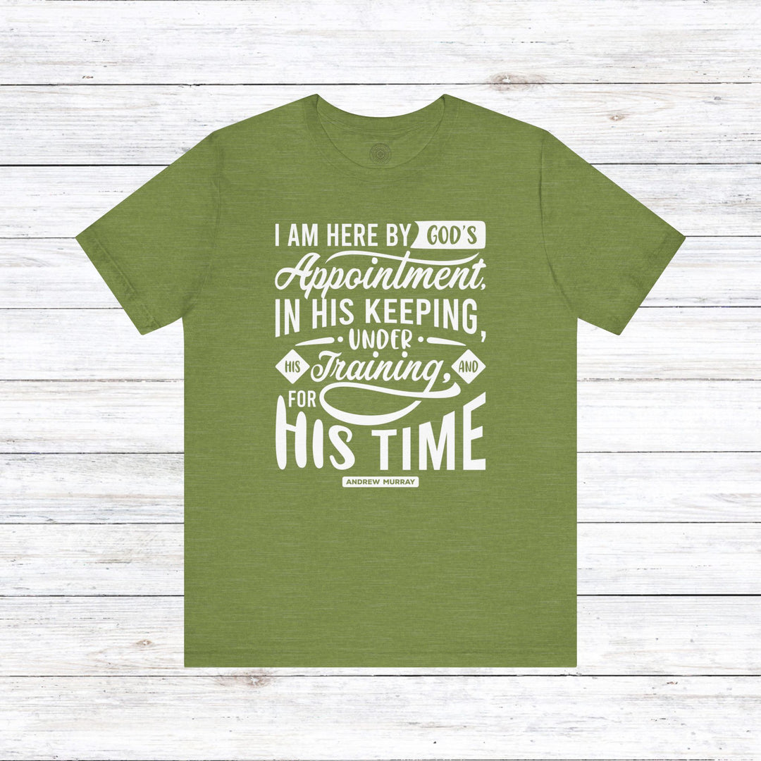 His Time Unisex T-Shirt T-Shirt Heather Green S 