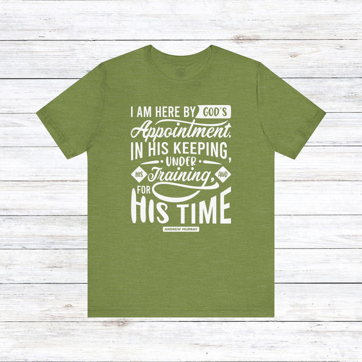 His Time Unisex T-Shirt T-Shirt Heather Green S 