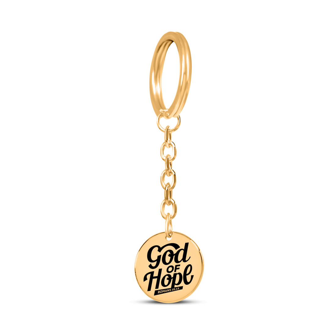 Christian Keychain God of Hope Pendant Pendant Keychains