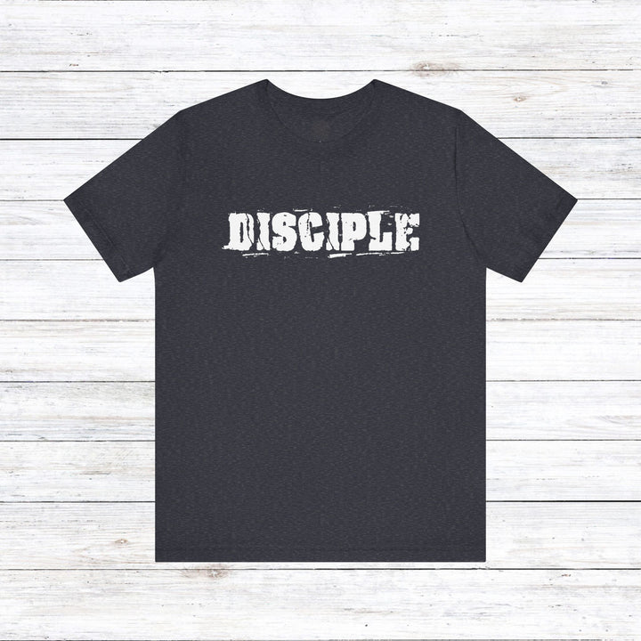 Disciple Unisex T-Shirt T-Shirt Heather Navy S 