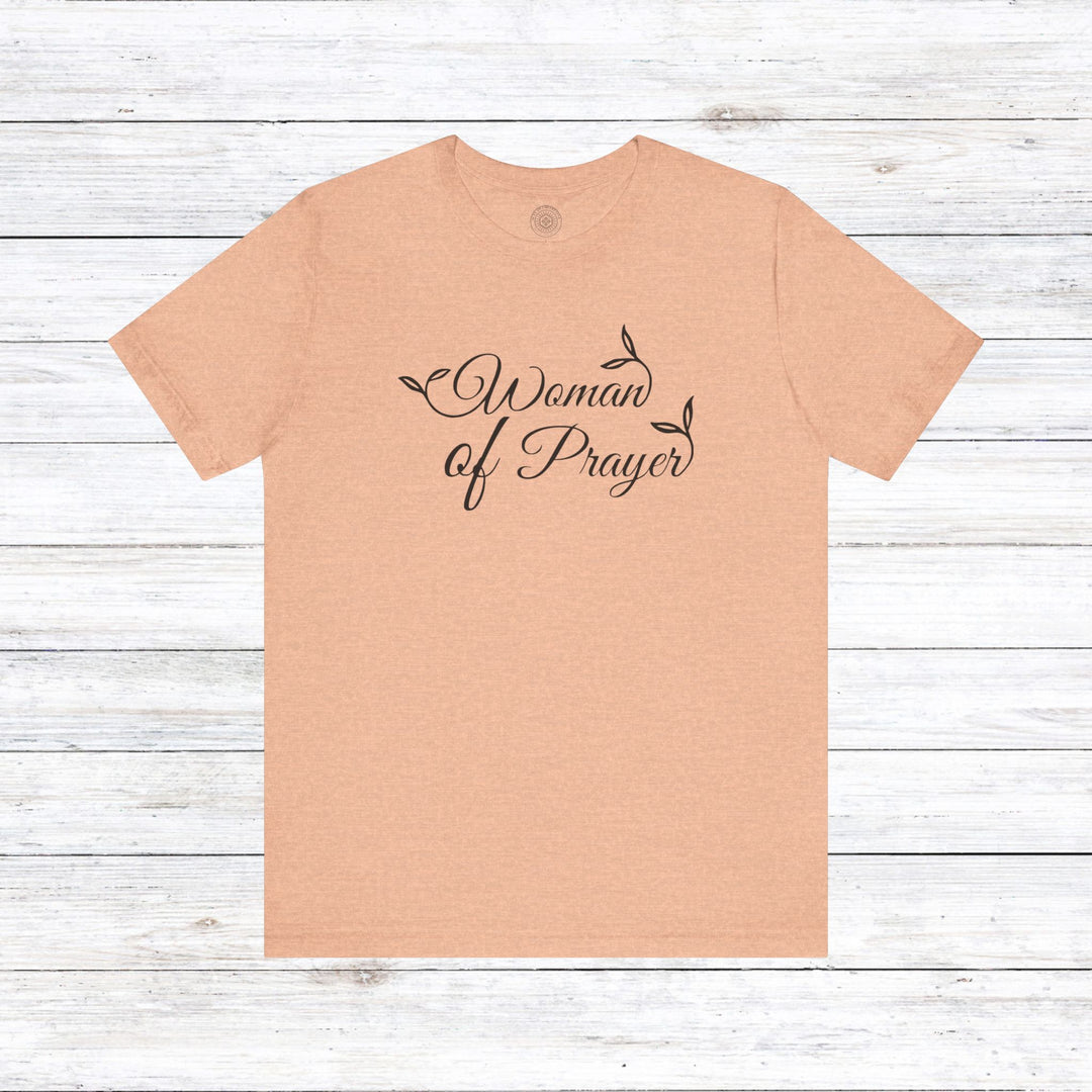 Woman of Prayer Unisex T-Shirt T-Shirt Heather Peach S 