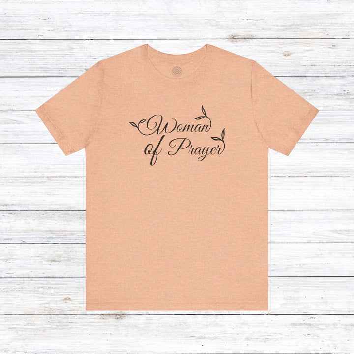 Woman of Prayer Unisex T-Shirt T-Shirt Heather Peach S 