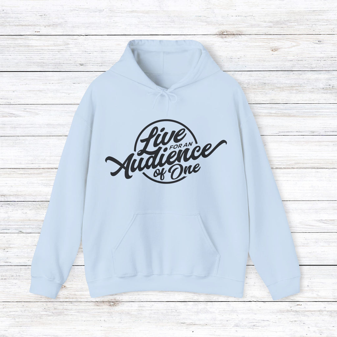 Audience of One Hoodie Hoodie Light Blue S 