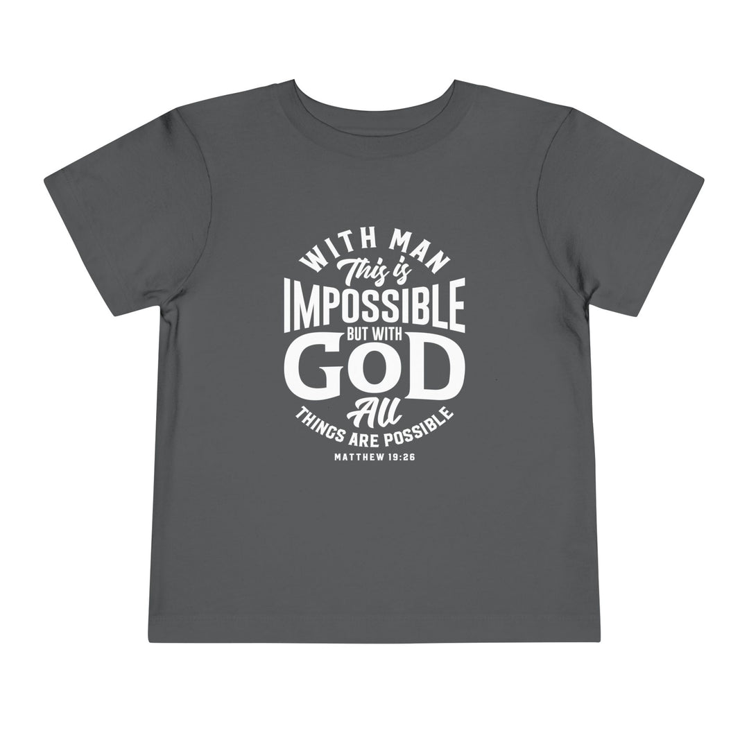 All Things Possible Toddler Tee Kids clothes Asphalt 2T 