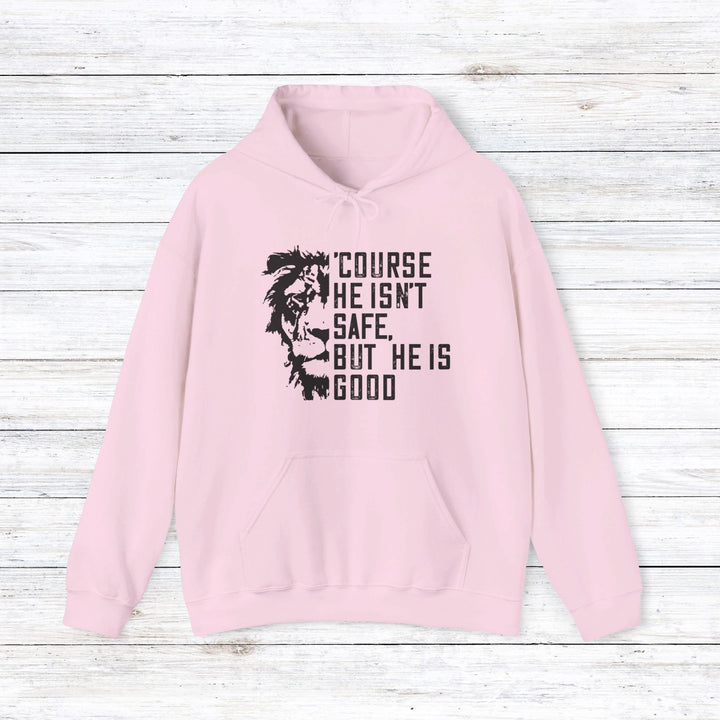 'Course He Isn't Safe Hoodie Hoodie Light Pink S 