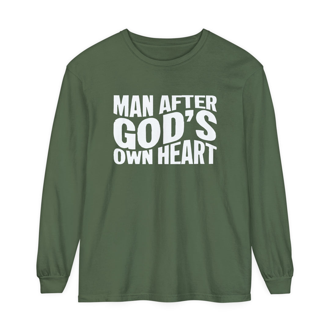 Man After God's Heart Long Sleeve Shirt Long-sleeve Hemp S 