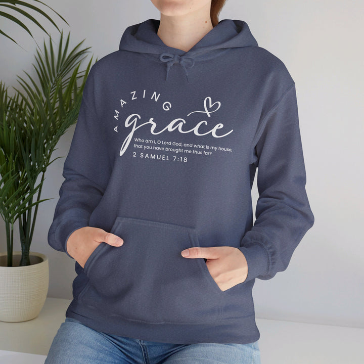 Amazing Grace Heart Hoodie Hoodie   