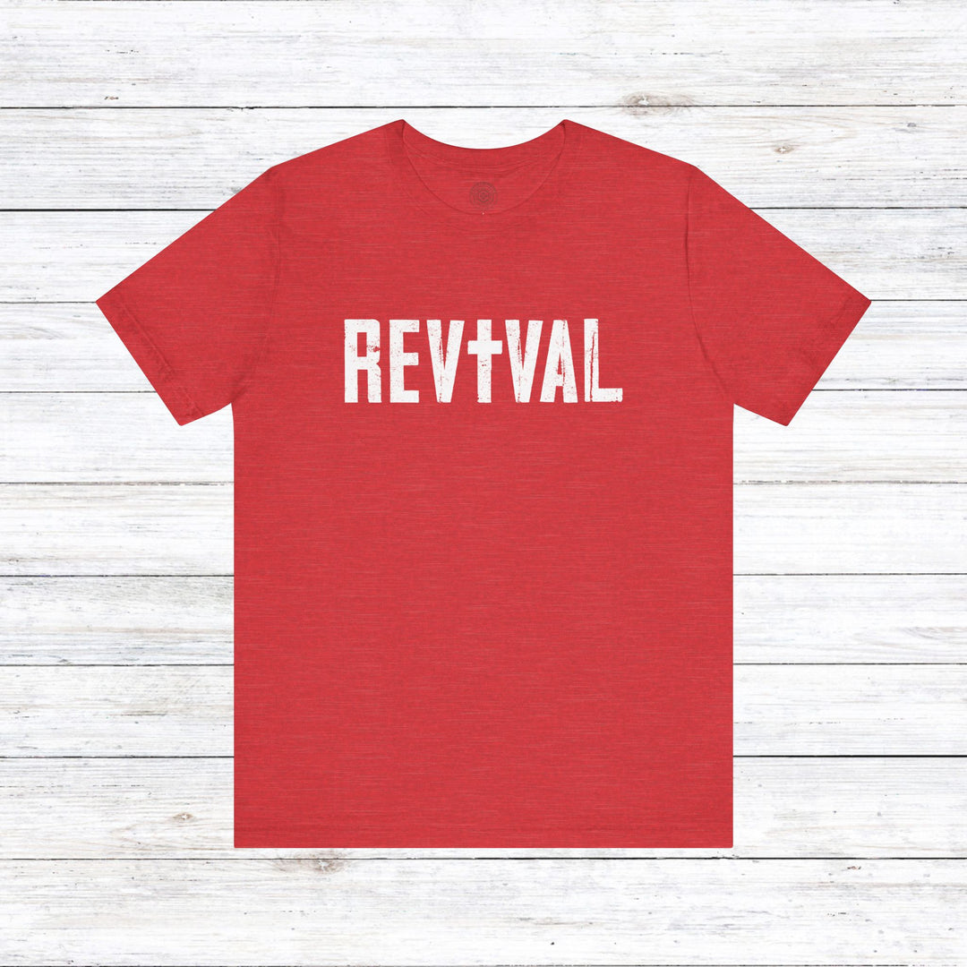 Revival Unisex T-Shirt T-Shirt Heather Red S 