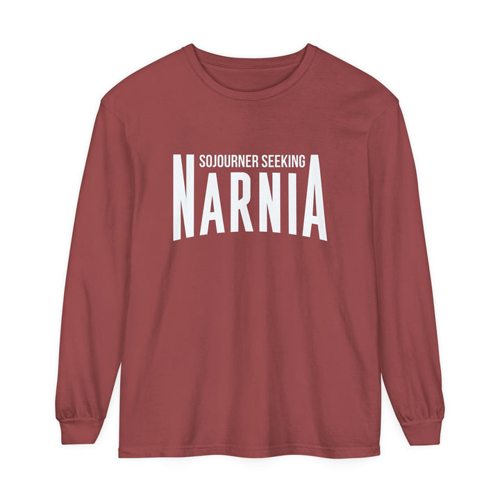 Sojourner Seeking Narnia Long Sleeve Shirt Long-sleeve Brick S 