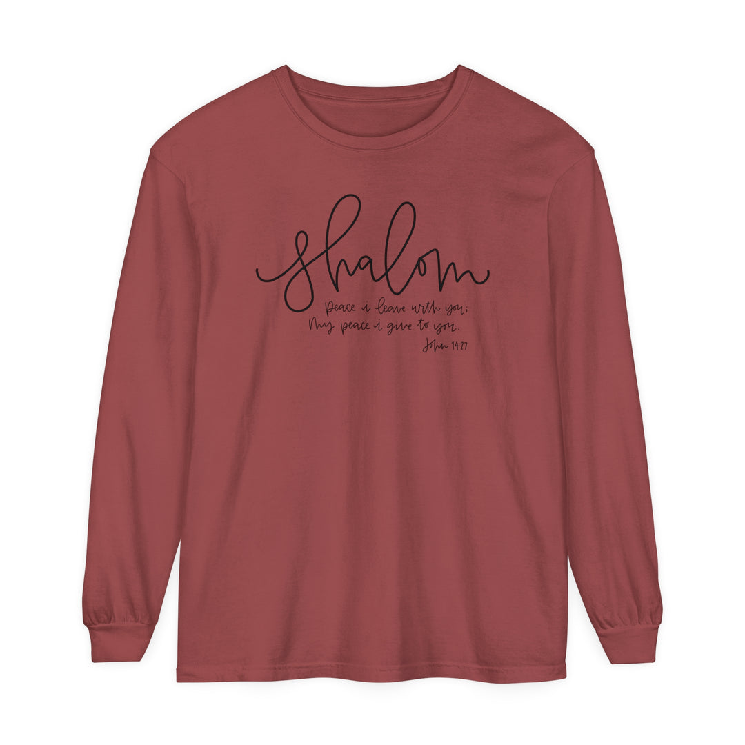 Shalom Long Sleeve Shirt Long-sleeve Brick S 