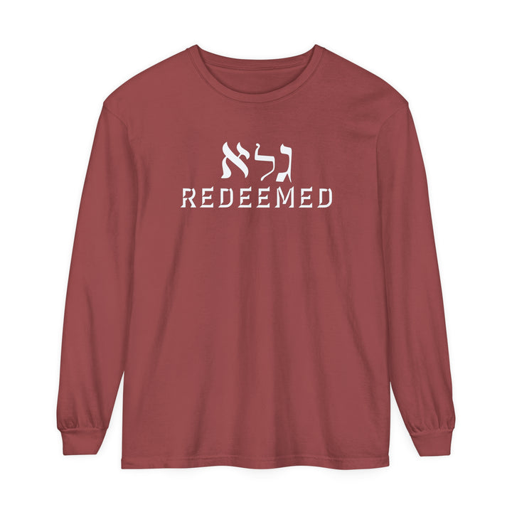 Redeemed Long Sleeve Shirt Long-sleeve Brick S 