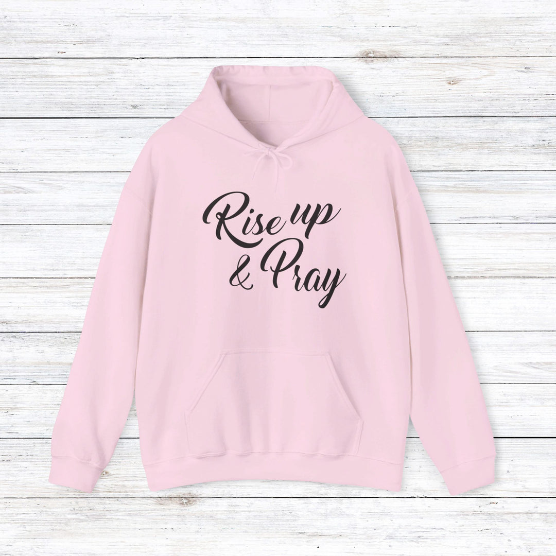 Rise Up & Pray Hoodie Hoodie Light Pink S 