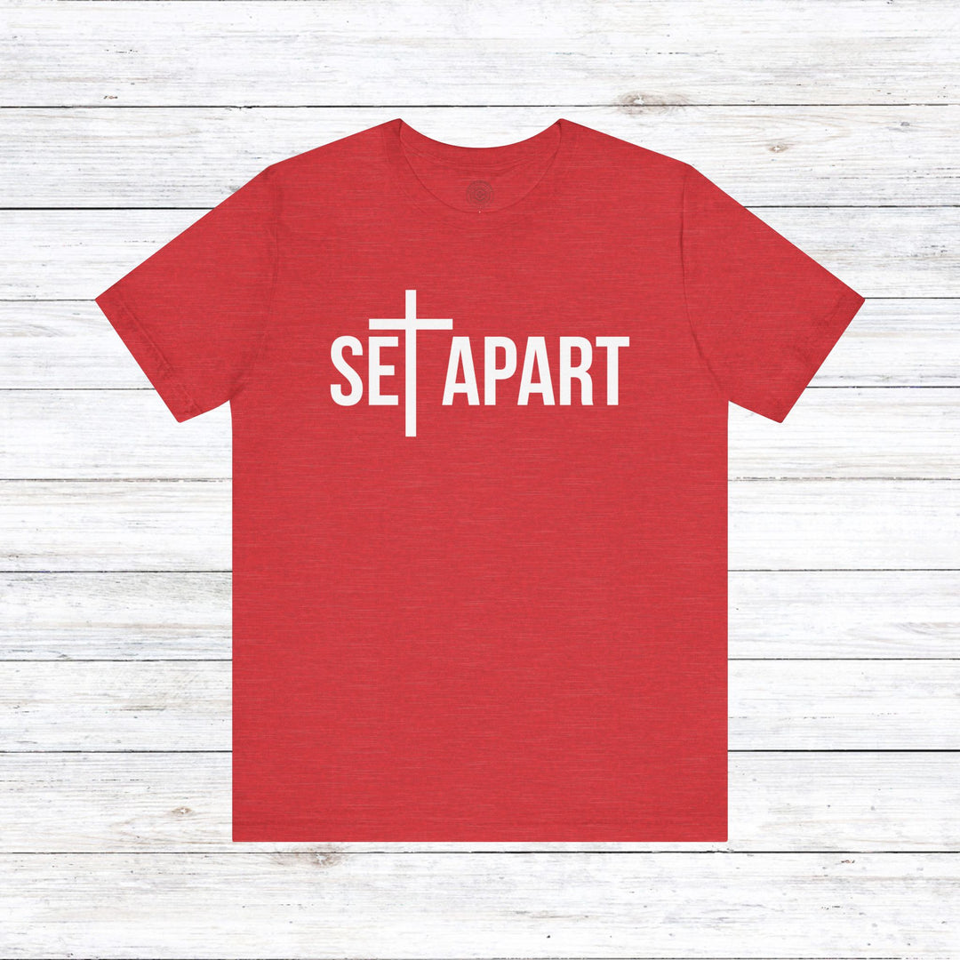 Set Apart Unisex T-Shirt T-Shirt Heather Red S 