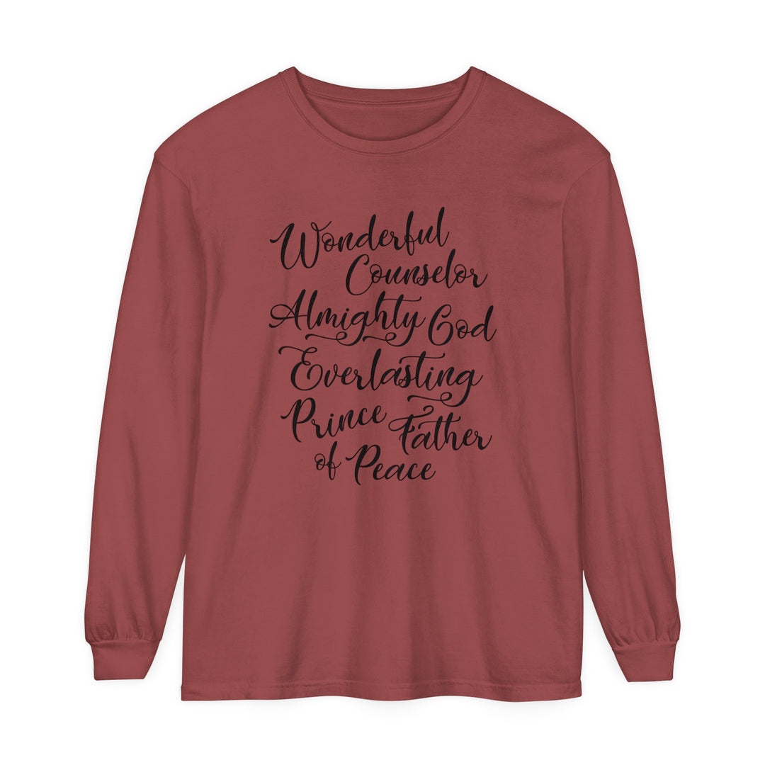 Wonderful Counselor Long Sleeve Shirt Long-sleeve Brick S 