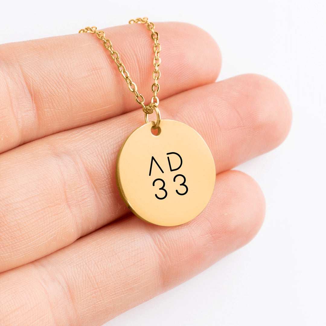 Christian Necklace AD 33 Pendant Pendant Necklaces