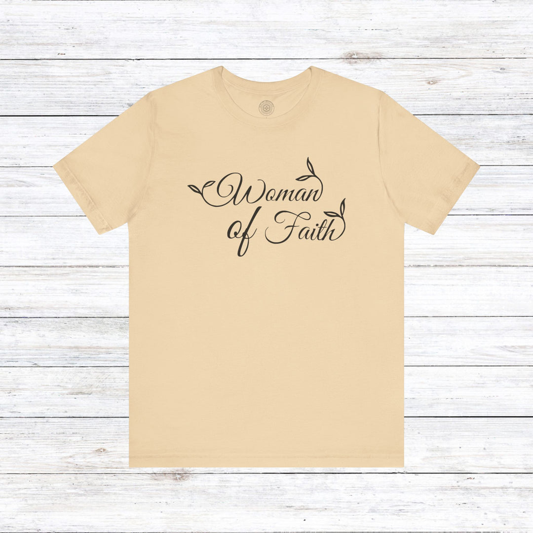 Woman of Faith Unisex T-Shirt T-Shirt Soft Cream S 