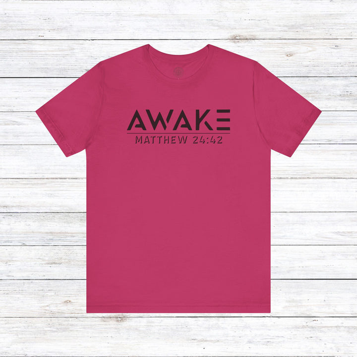 Awake Unisex T-Shirt T-Shirt Berry S 