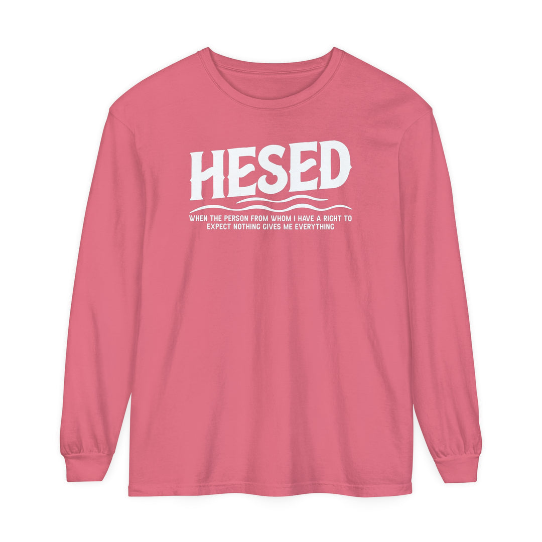 Hesed Everything Long Sleeve Shirt Long-sleeve Watermelon S 