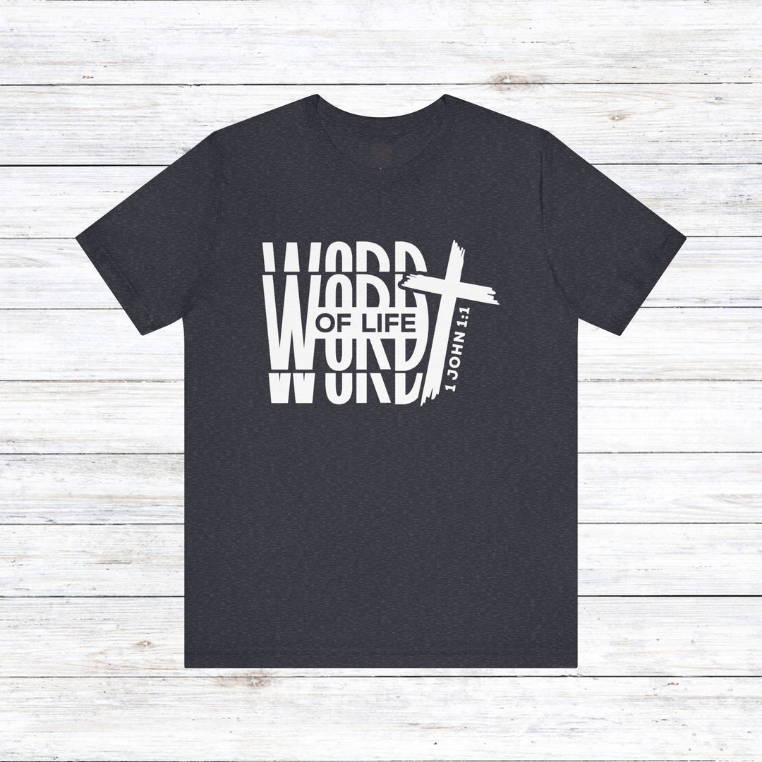 Word of Life Unisex T-Shirt T-Shirt Heather Navy S 