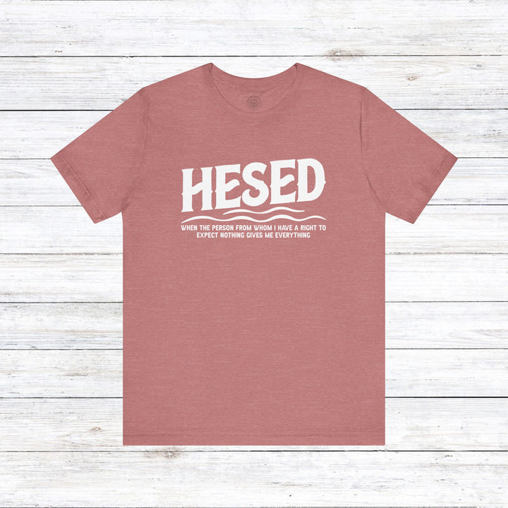 Hesed Everything Unisex T-Shirt T-Shirt Heather Mauve S 