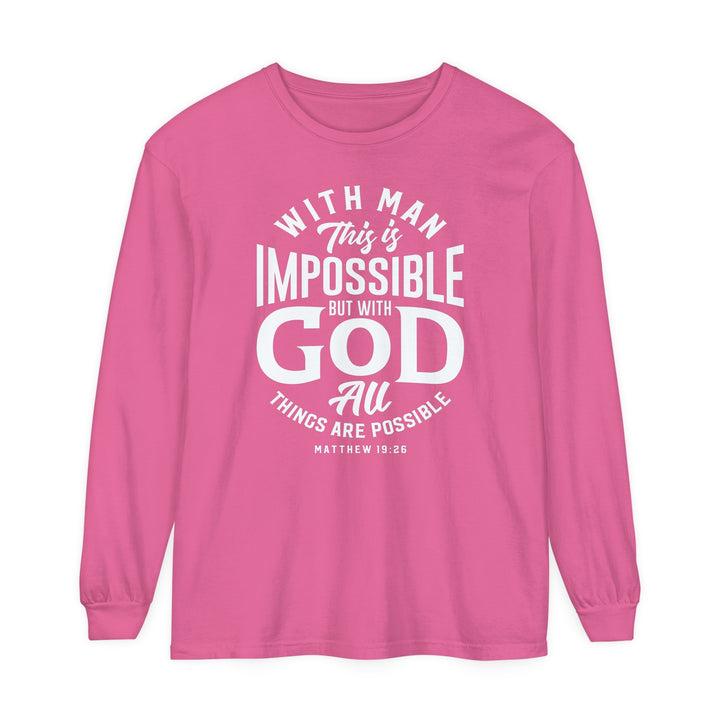 All Things Possible Long Sleeve Shirt Long-sleeve Crunchberry S 