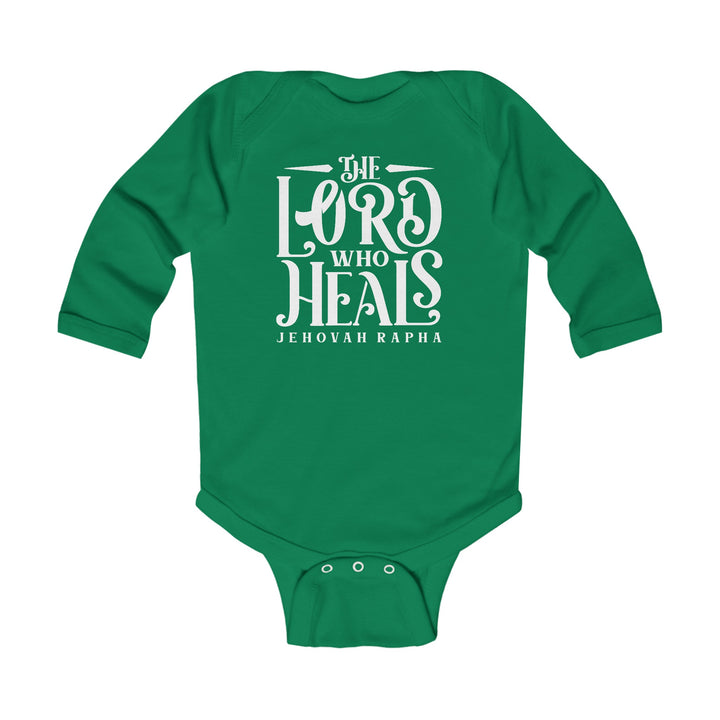 The Lord Who Heals Infant Long Sleeve Bodysuit Kids clothes Kelly NB (0-3M) 