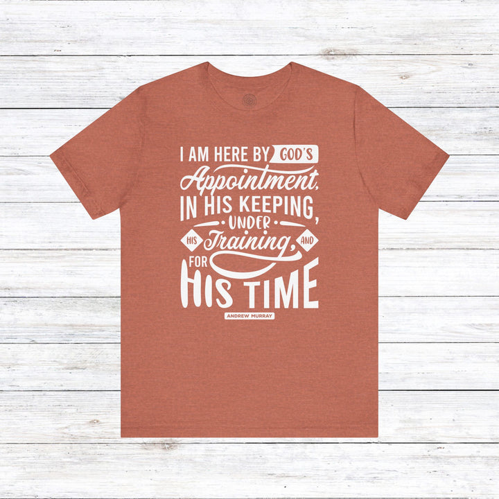 His Time Unisex T-Shirt T-Shirt Heather Clay S 