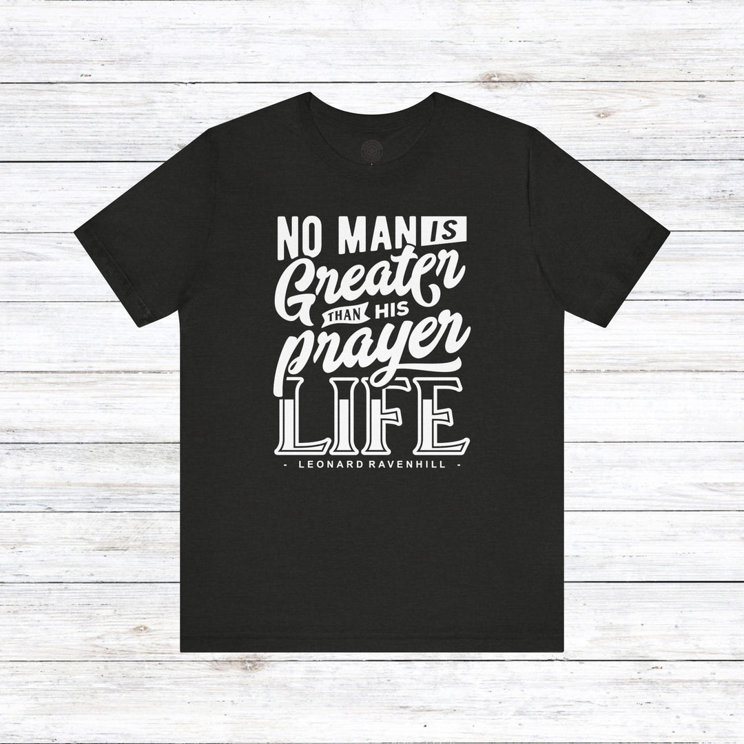 Prayer Life Unisex T-Shirt T-Shirt Black Heather S 