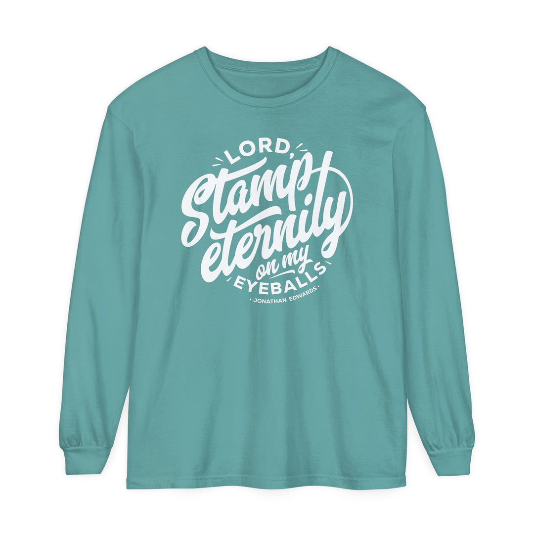 Stamp Eternity Long Sleeve Shirt Long-sleeve Seafoam S 