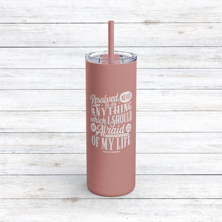 Christian Tumbler Last Hour Mug Dusty Rose 20oz Matte