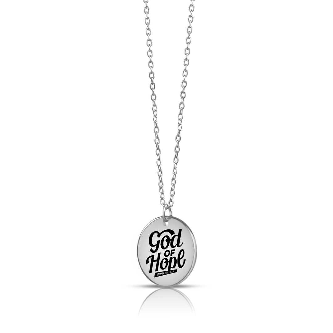 Christian Necklace God of Hope Pendant Pendant Necklaces