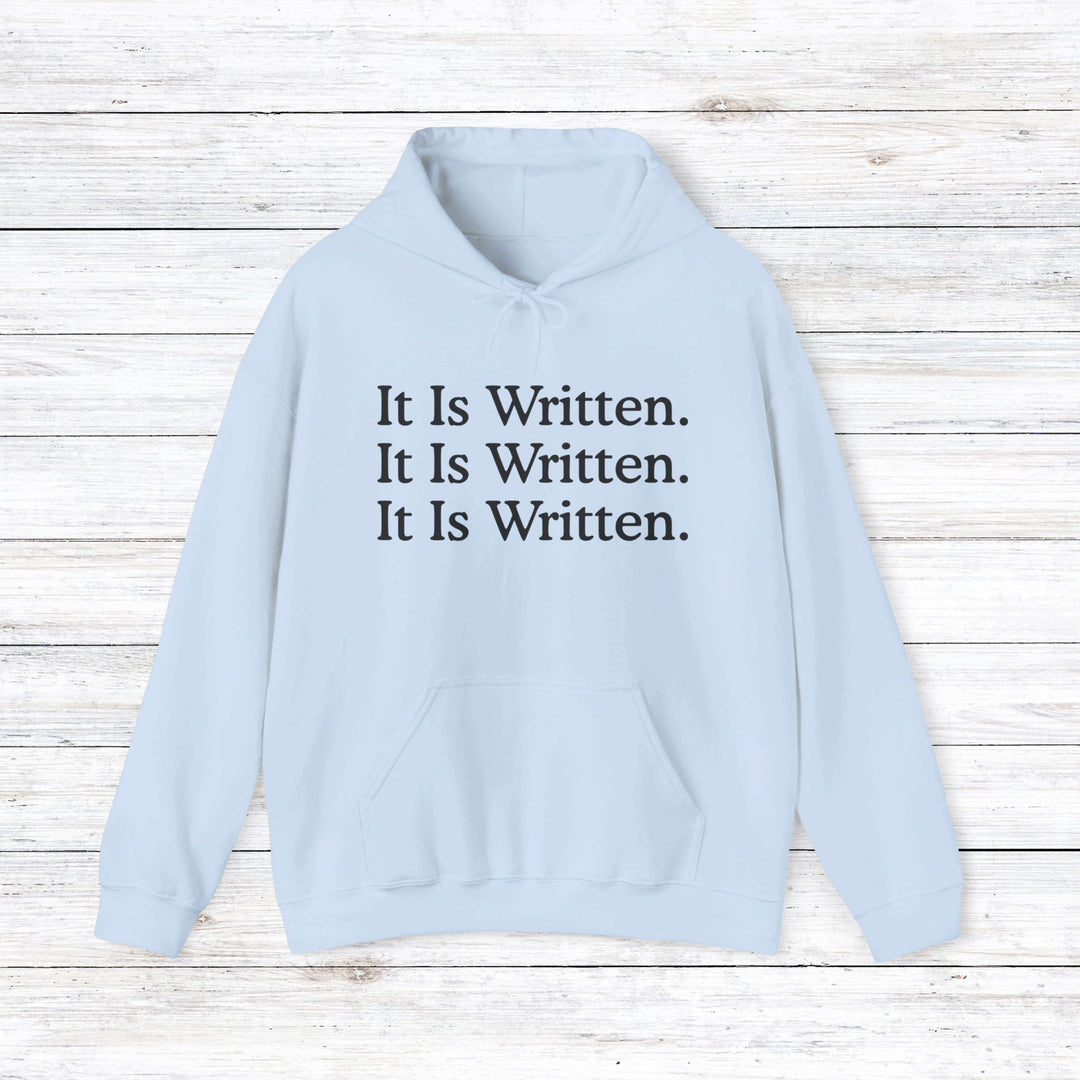 It Is Written Hoodie Hoodie Light Blue S 