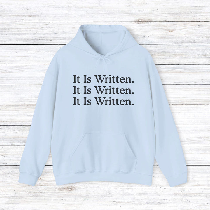 It Is Written Hoodie Hoodie Light Blue S 