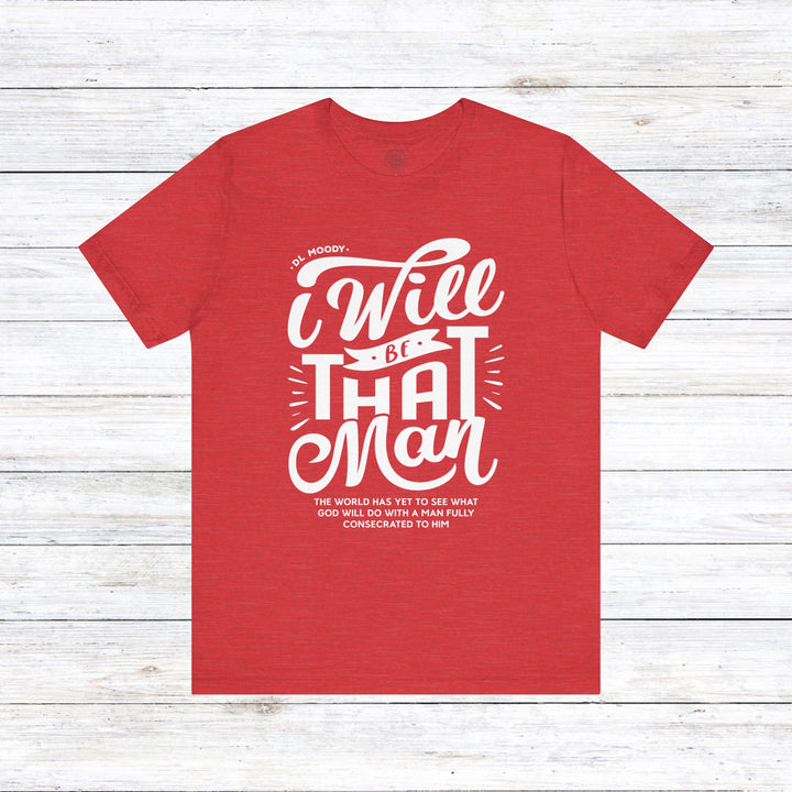 That Man Unisex T-Shirt T-Shirt Heather Red S 