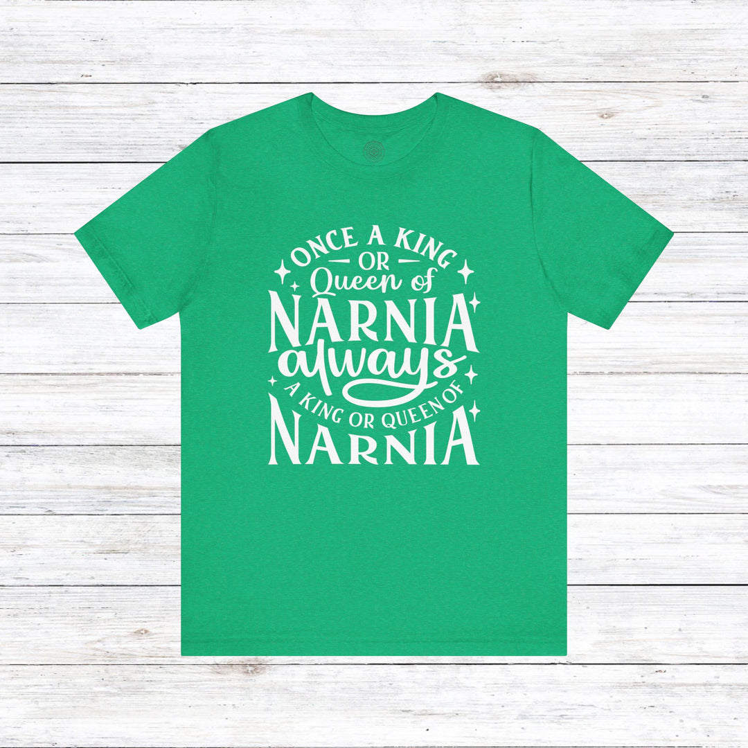 King or Queen of Narnia Unisex T-Shirt T-Shirt Heather Kelly S 