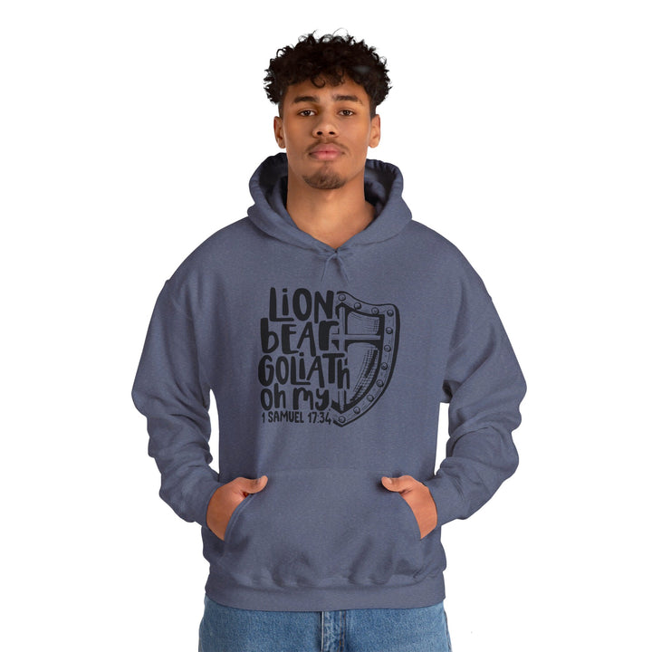 Lion, Bear, Goliath Oh My Hoodie Hoodie   